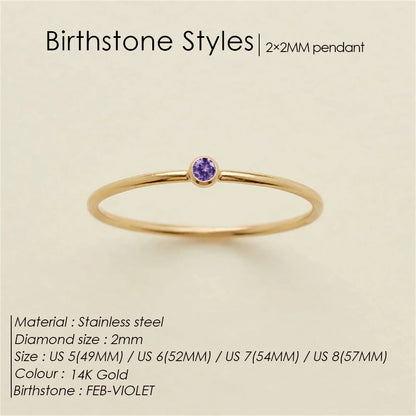 Signature Single Gemstone Ring