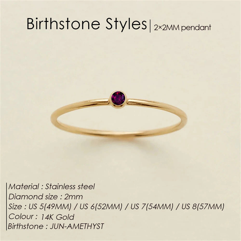 Signature Single Gemstone Ring