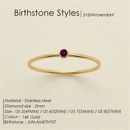 Signature Single Gemstone Ring