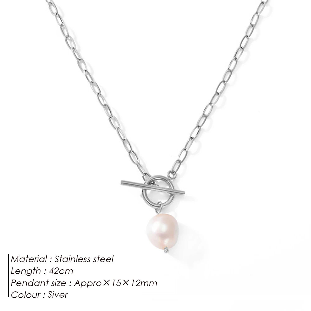 Irregular Pearl Necklace