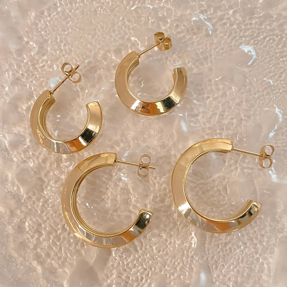 Arc Hoop Earrings