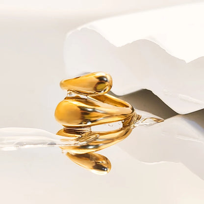 "Raindrop" Glossy Ring