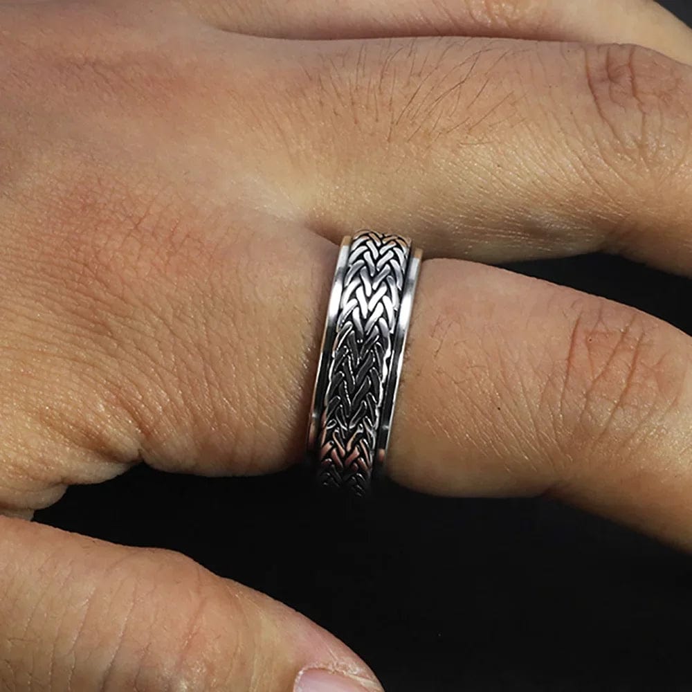 Rotating Silver Ring