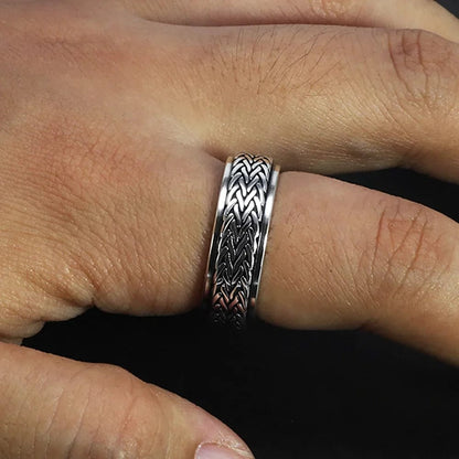 Rotating Silver Ring