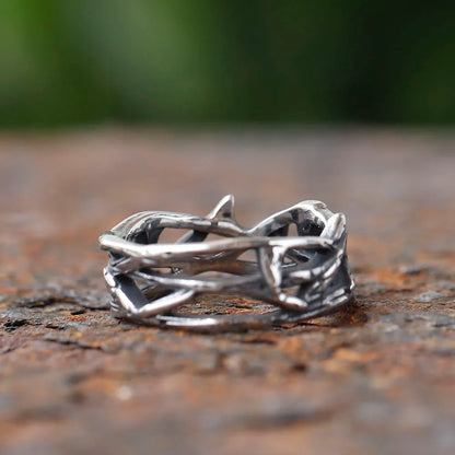Minimalist Thorns Ring