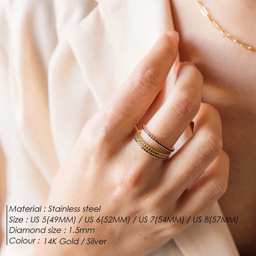 Signature Multiple Gemstone Ring