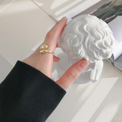 "Raindrop" Glossy Ring