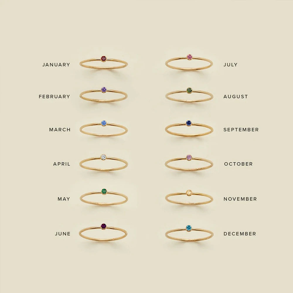 Signature Single Gemstone Ring