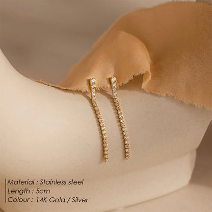 Sparkling Gemstone Earrings