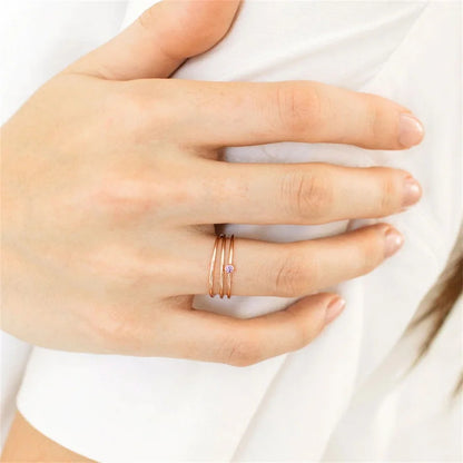Signature Single Gemstone Ring