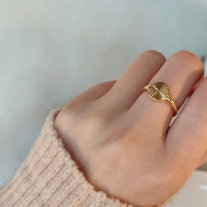 Moonlit Wave Ring