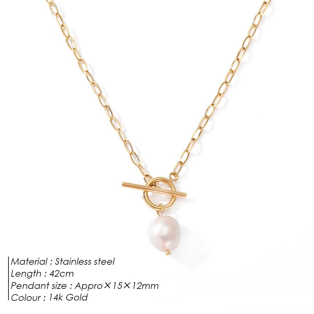 Irregular Pearl Necklace