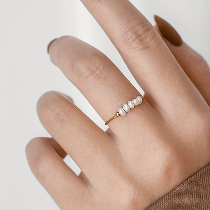 "Five Pearls" Ring
