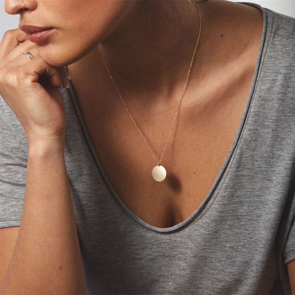 Luna Circle Necklace