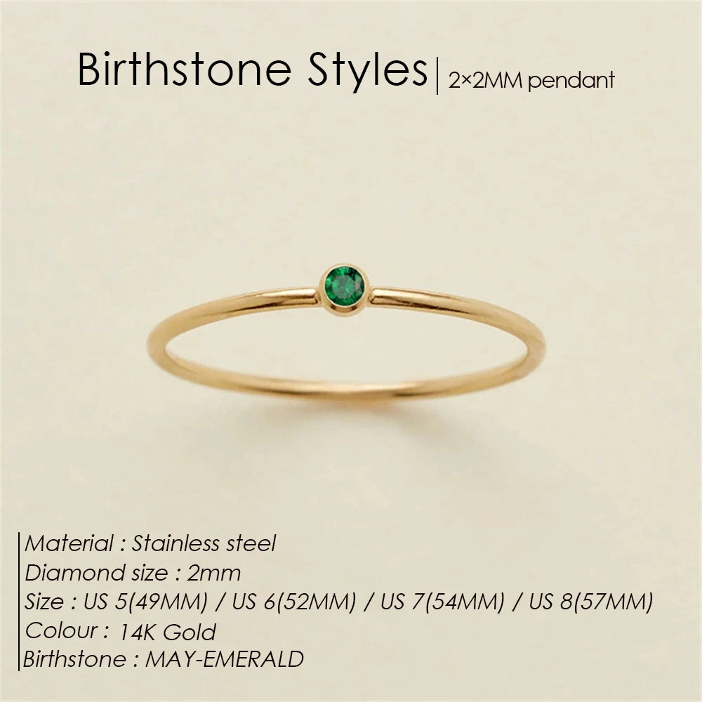 Signature Single Gemstone Ring