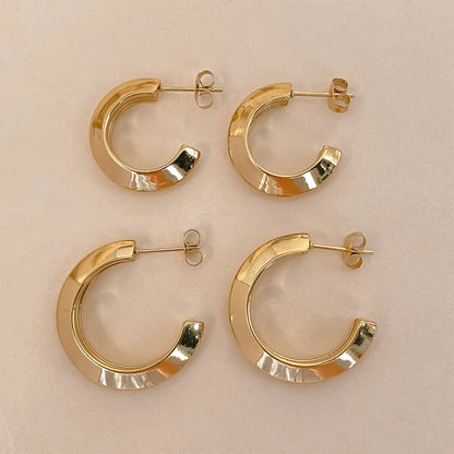 Arc Hoop Earrings