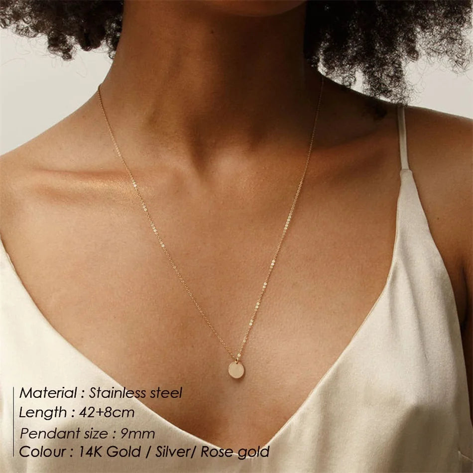 Luna Circle Necklace