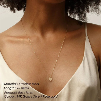 Luna Circle Necklace
