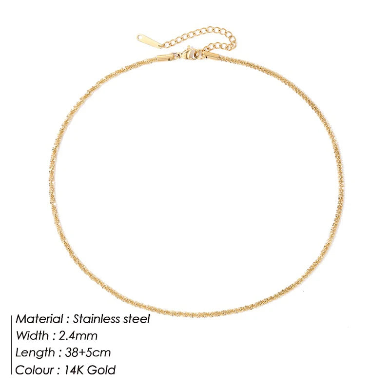 Fine Sparkling Necklace