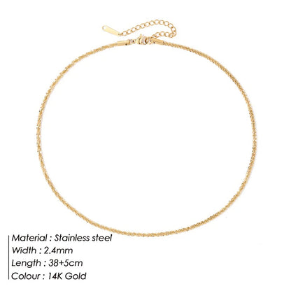 Fine Sparkling Necklace