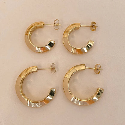 Arc Hoop Earrings