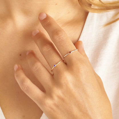 Signature Single Gemstone Ring