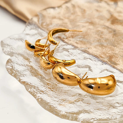 "Raindrop" Glossy Earrings