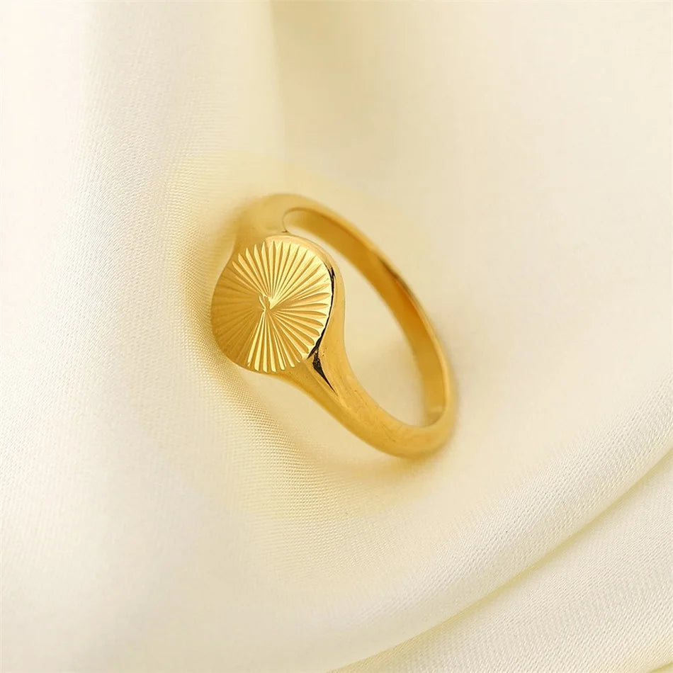 Moonlit Wave Ring