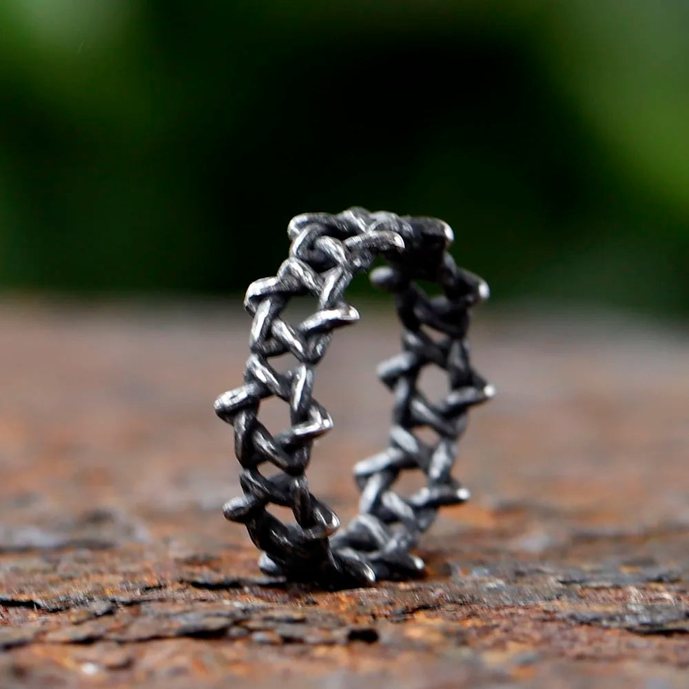 Minimalist Thorns Ring