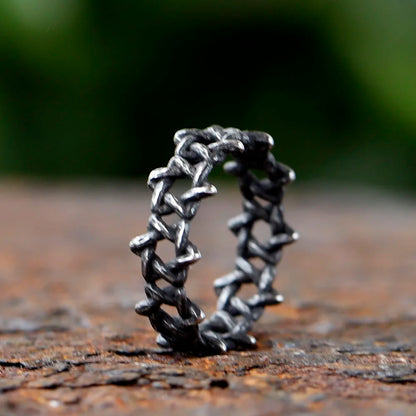 Minimalist Thorns Ring