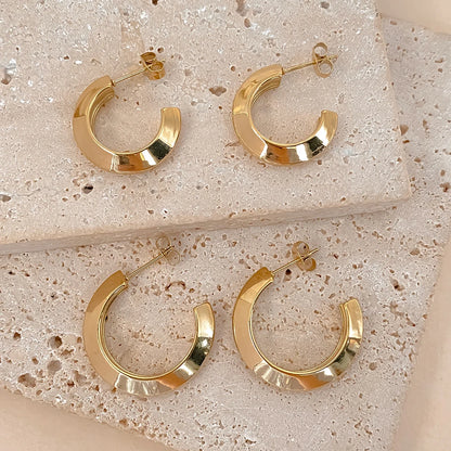 Arc Hoop Earrings