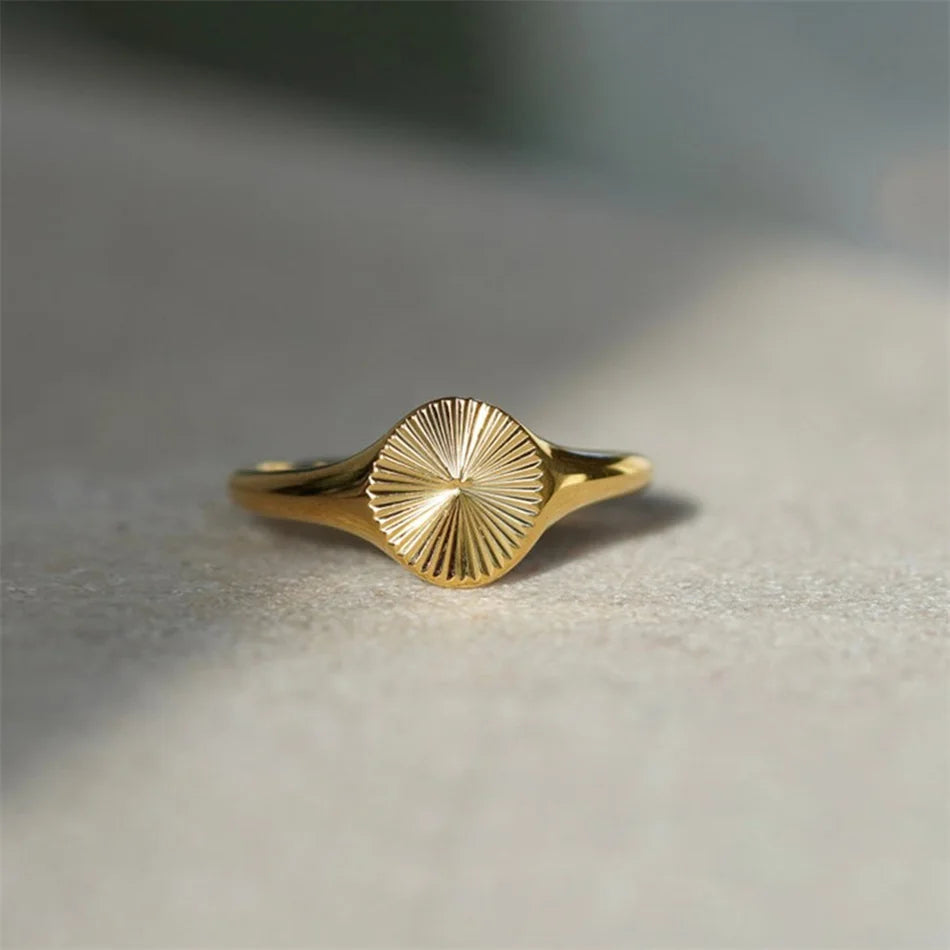 Moonlit Wave Ring