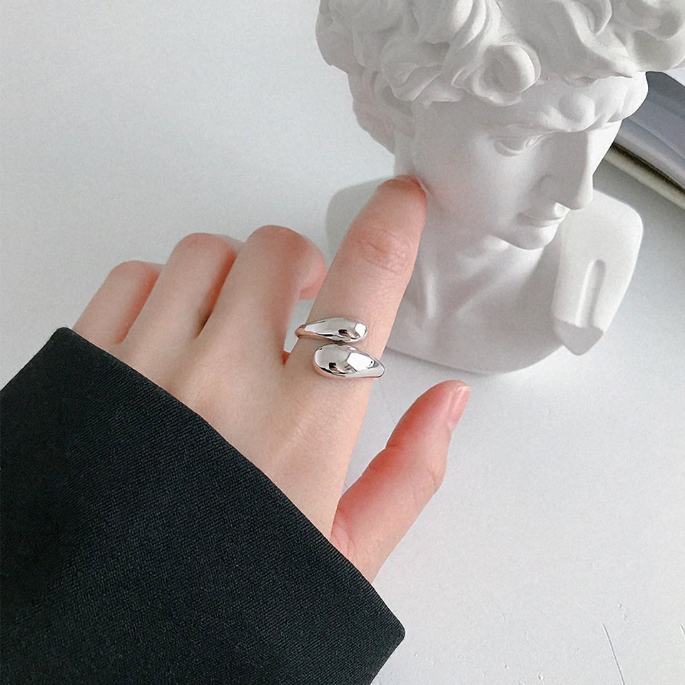 "Raindrop" Glossy Ring