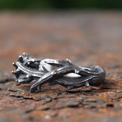 Minimalist Thorns Ring