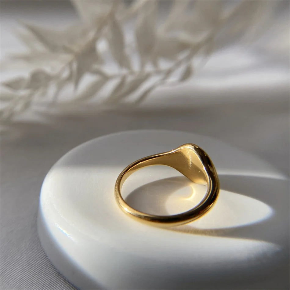 Moonlit Wave Ring
