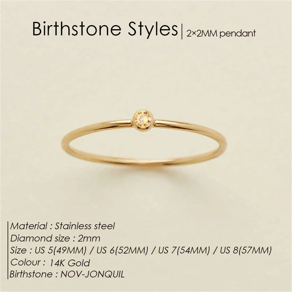 Signature Single Gemstone Ring