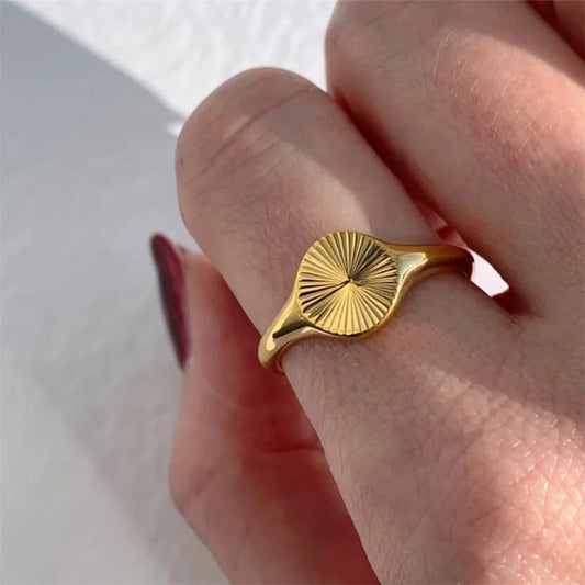 Moonlit Wave Ring