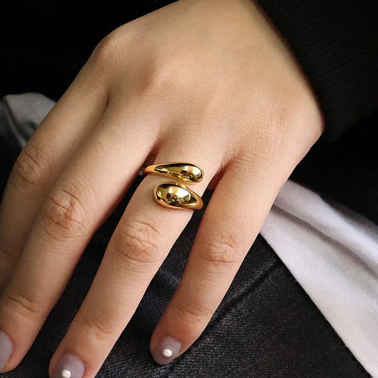 "Raindrop" Glossy Ring