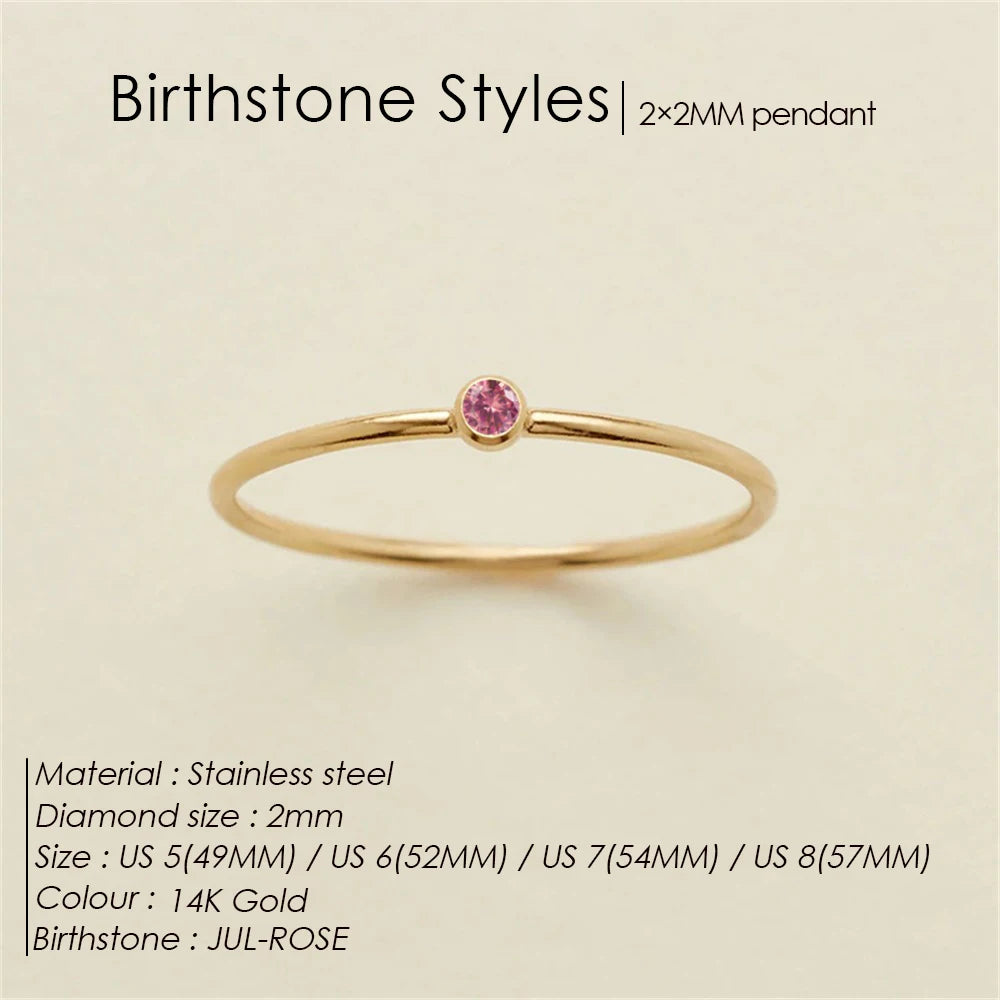 Signature Single Gemstone Ring