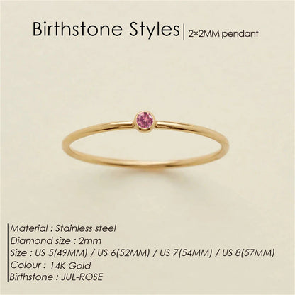 Signature Single Gemstone Ring