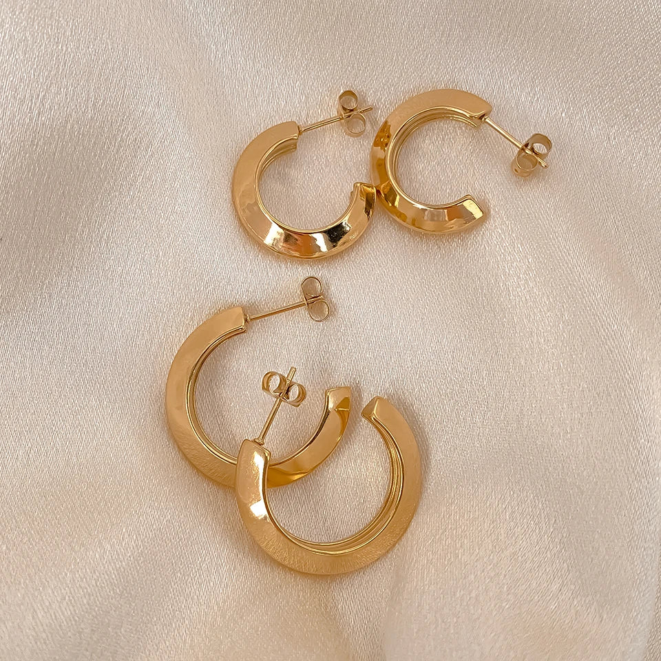 Arc Hoop Earrings