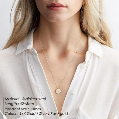 Luna Circle Necklace
