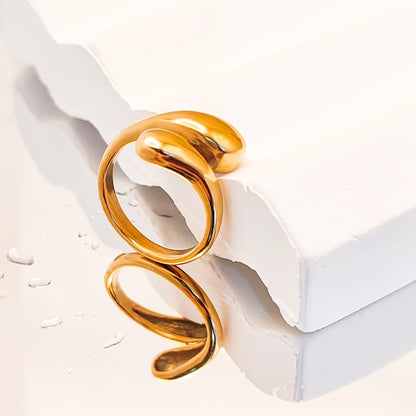 "Raindrop" Glossy Ring