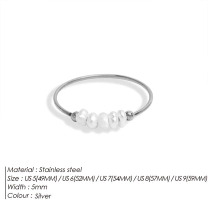 "Five Pearls" Ring