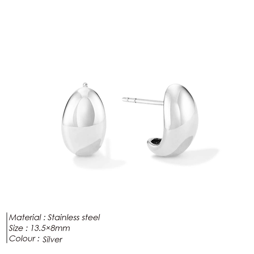 "Raindrop" Glossy Earrings