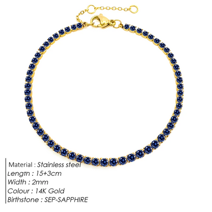 Sparkling Gemstone Bracelet