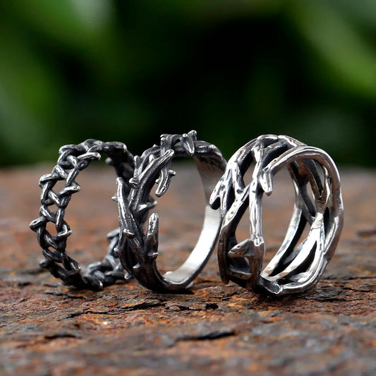 Minimalist Thorns Ring