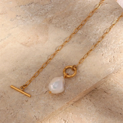 Irregular Pearl Necklace