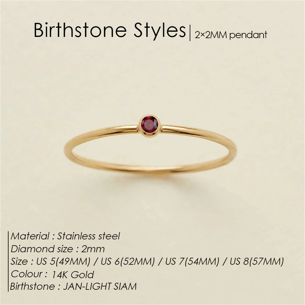 Signature Single Gemstone Ring