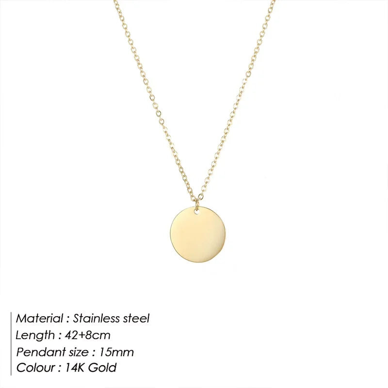 Luna Circle Necklace
